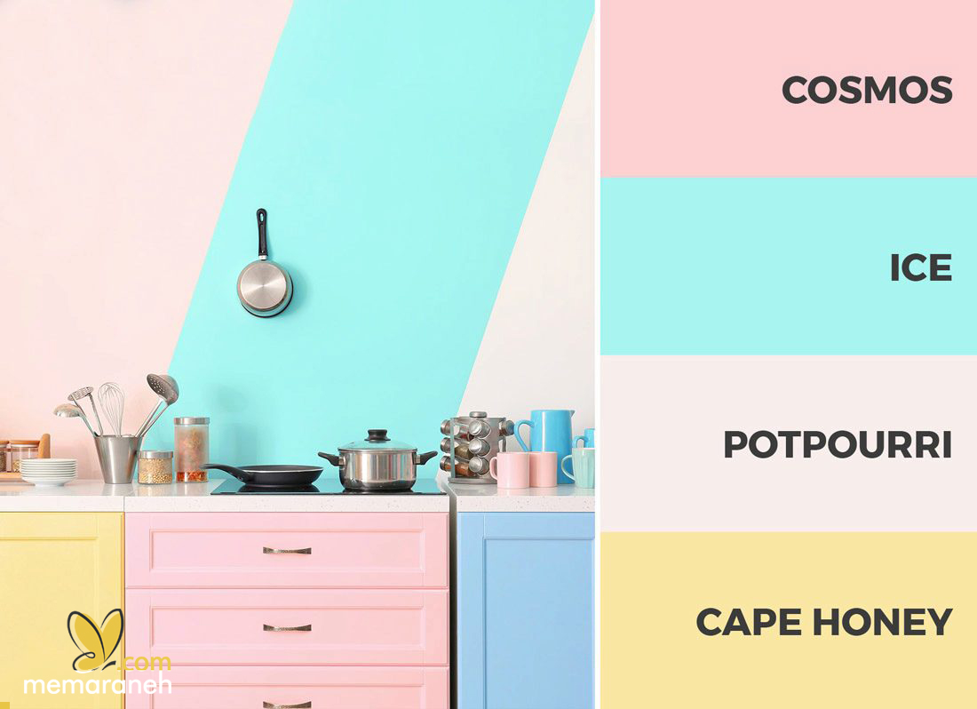 انتخاب رنگ در طراحی آشپزخانه